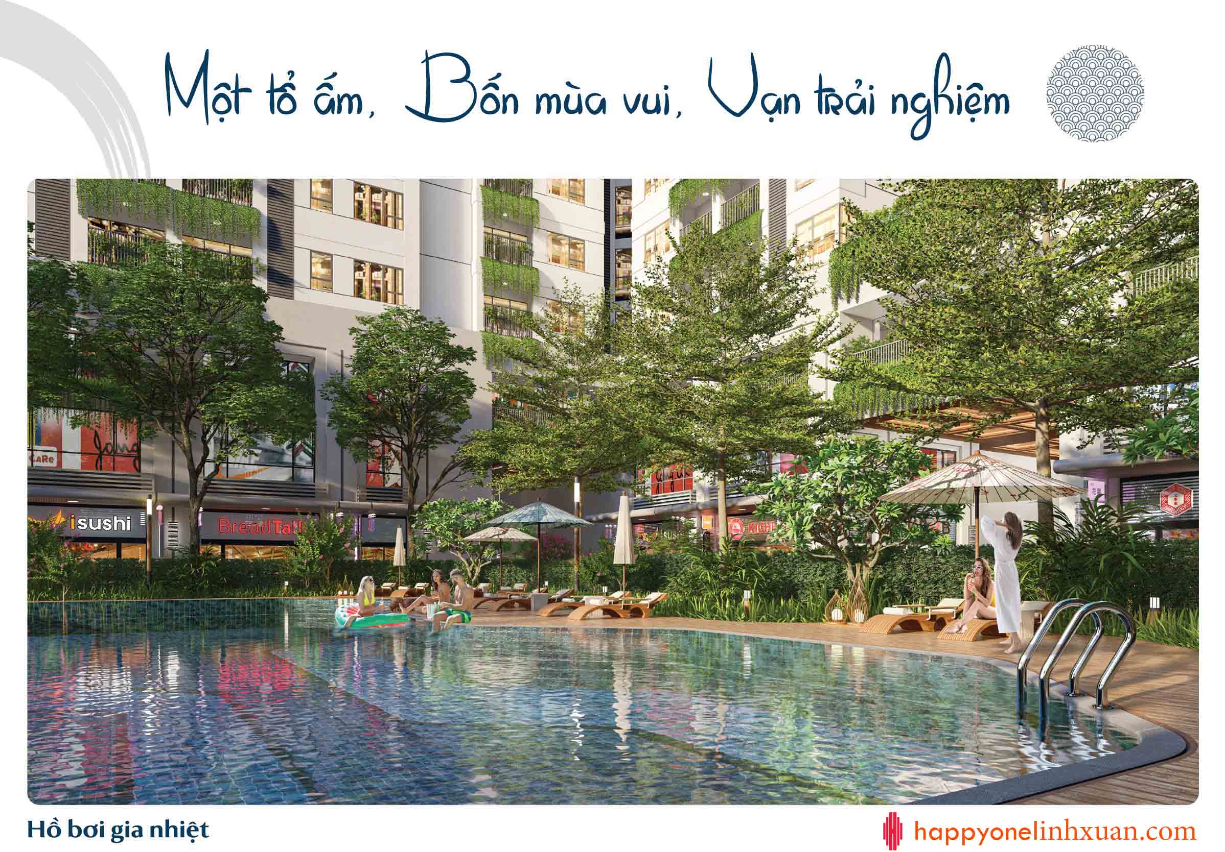 Tiên ích hồ bơi gia nhiệt happy one tam bình thủ đức